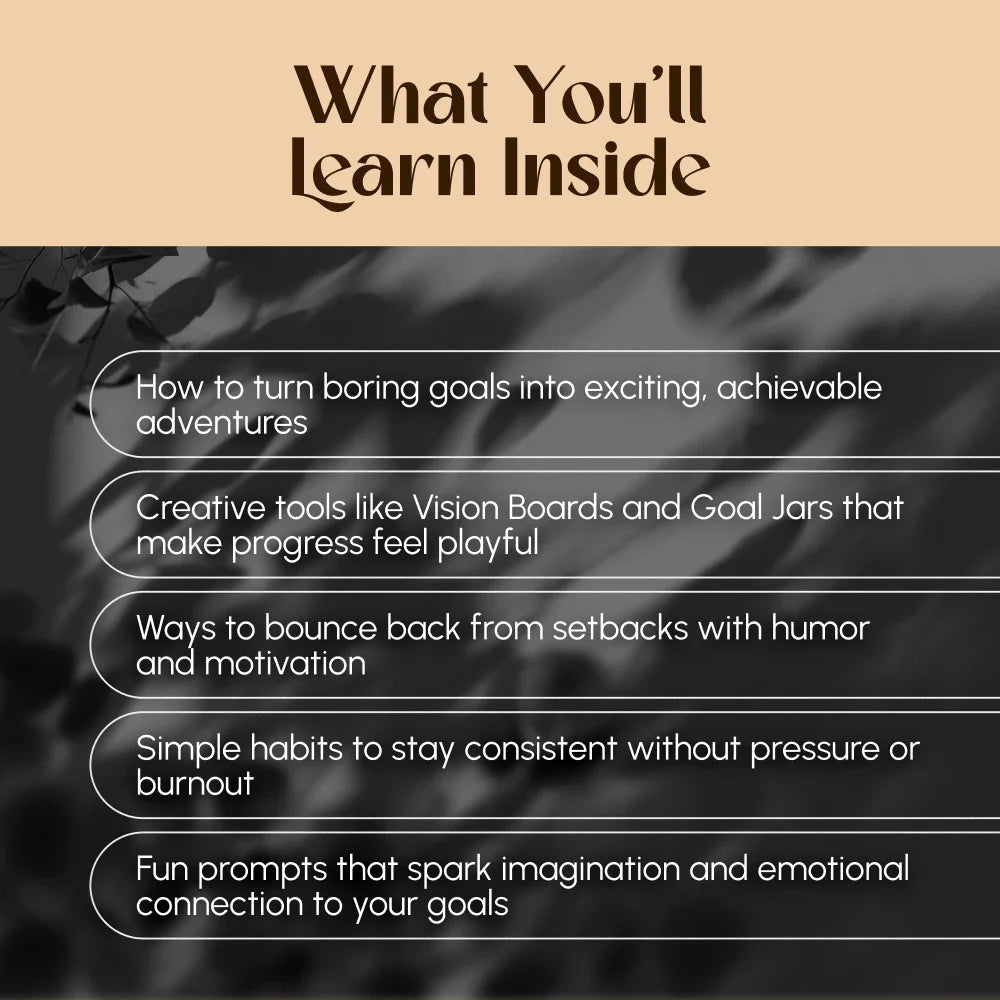 Goal Playbook: Fun and Creative Ways to Set Goals That Stick for Adults – Fun Goal Setting Activity for Adults | Printable Digital Guide