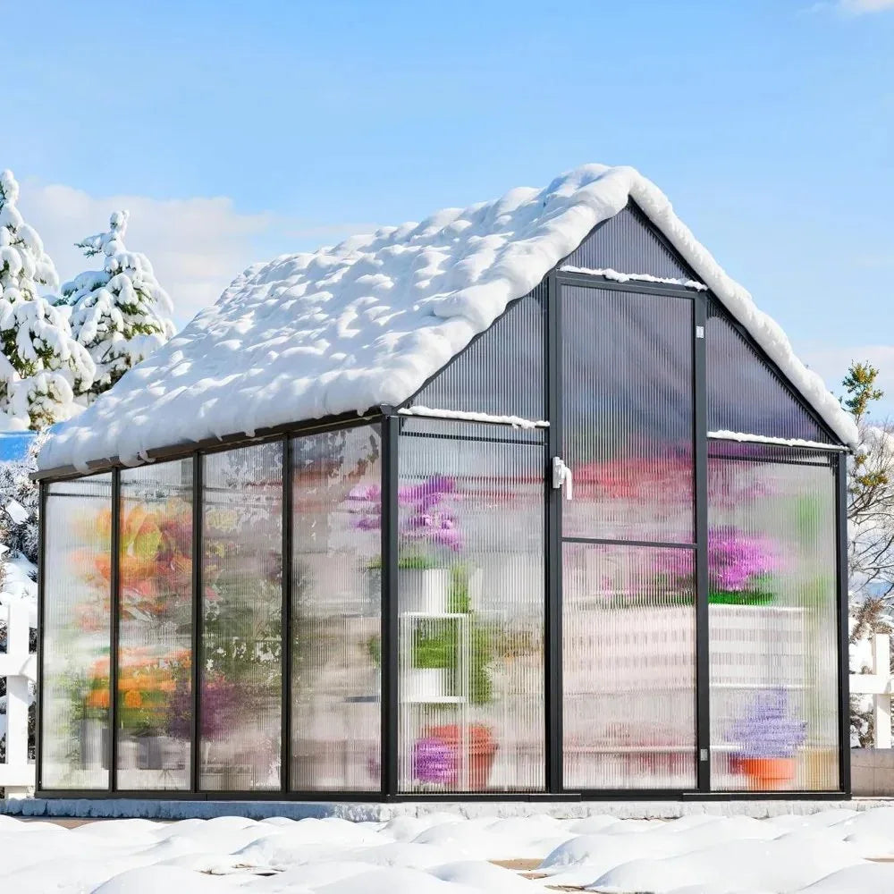 DSARD Heavy-Duty Outdoor Greenhouse with Aluminum Frame and Vent Window - DSARD