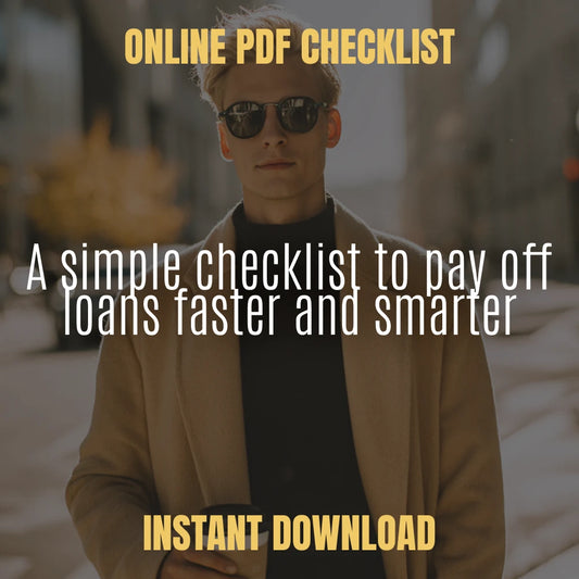 The Loan Repayment Checklist — Printable Debt Payoff Planner & how to get credit card debt relief Guide, Snowball & Avalanche Tracker, Financial Reset Toolkit
