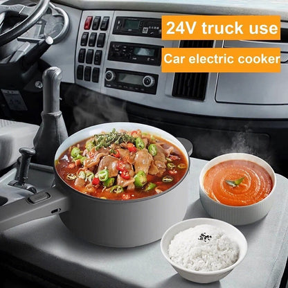 DSARD 24V Portable Electric Hot Pot & Rice Cooker – Multi-Function, High Power, Non-Stick, Travel-Friendly