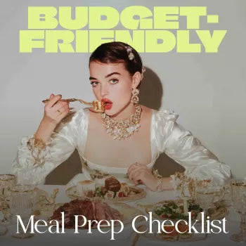 Budget-Friendly Meal Prep Checklist | Digital Download | Printable eBook for Weekly Meal Planning, Grocery Savings & Easy Batch Cooking
