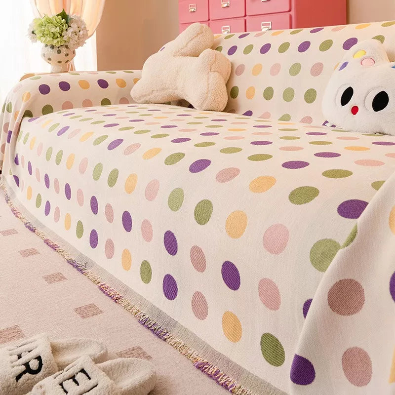 Soft Cartoon Plush Sofa Blanket
