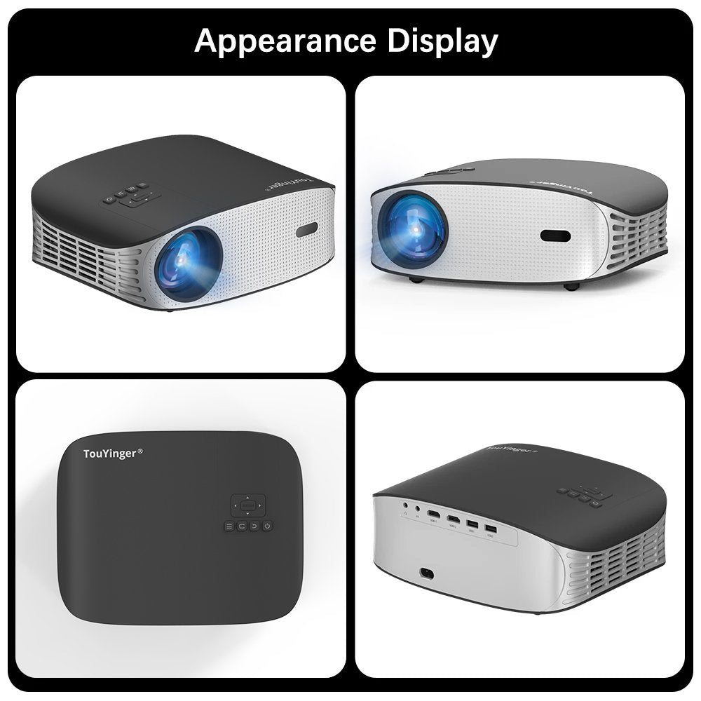 Full HD 4K Smart Home Theater Projector with 5G WiFi and Dolby Audio