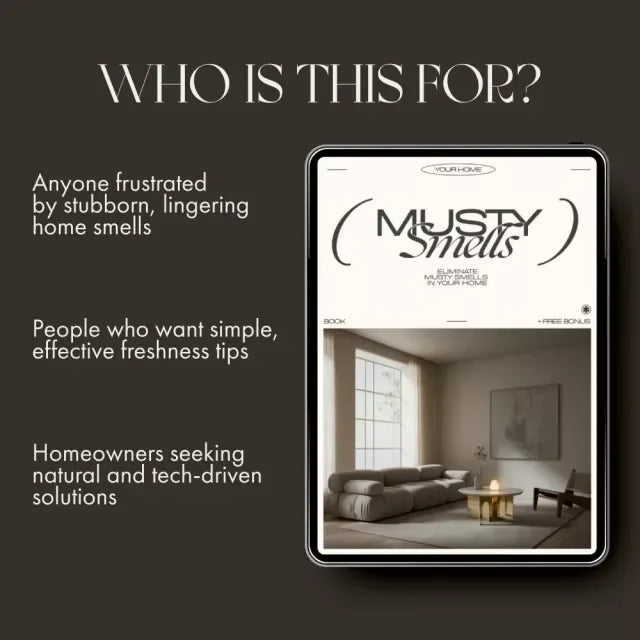 Eliminate Musty Smells in Your Home | How to Get Rid of a Musty Smell in a House eBook | Fresh Air Home Guide for Mold, Odors & Humidity Control - DSARD