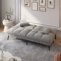 Convertible Futon Sofa Bed with 5-Position Backrest - DSARD - DSARD