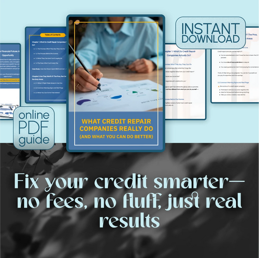 What Credit Repair Companies Really Do (and What You Can Do Better) | Guide on How Do Credit Repair Companies Work | DIY Credit Repair eBook & Checklist