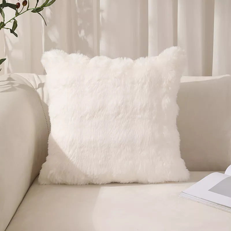 Cozy Plush Pillow Cover – Soft Decorative Cushion Case for Home