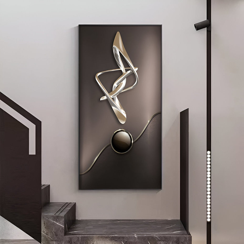 Luxury Crystal Porcelain Abstract Wall Lamp – Modern Corridor & Hallway Decor