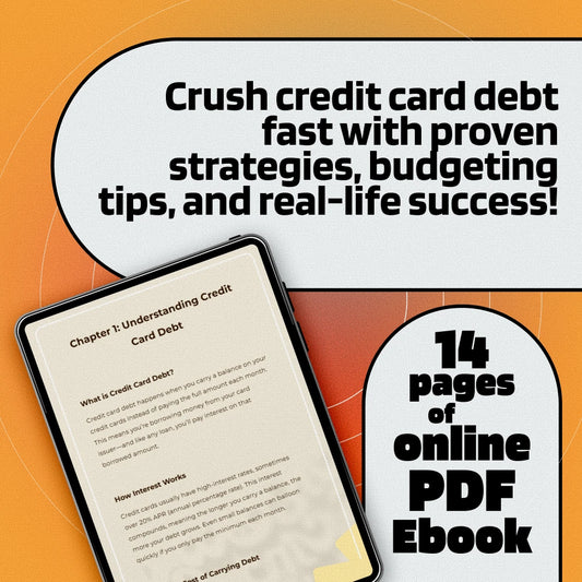 Debt-Free and Loving It: Crushing Credit Card Debt eBook | How Do You Get Out of Credit Card Debt Guide