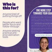 Finally Focused: The Anti-Procrastination Workbook – Productivity Ebook & Focus-Building Guide with Time Management Tools - DSARD