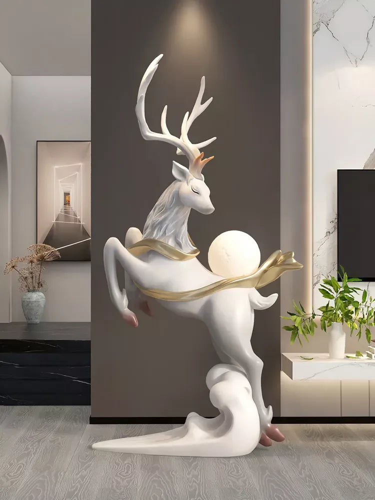 Nordic Elk Floor Lamp