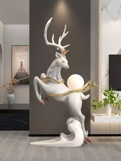 Nordic Elk Floor Lamp