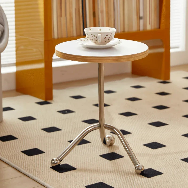 Nordic Modern Round Coffee Table – Scandinavian Living Room