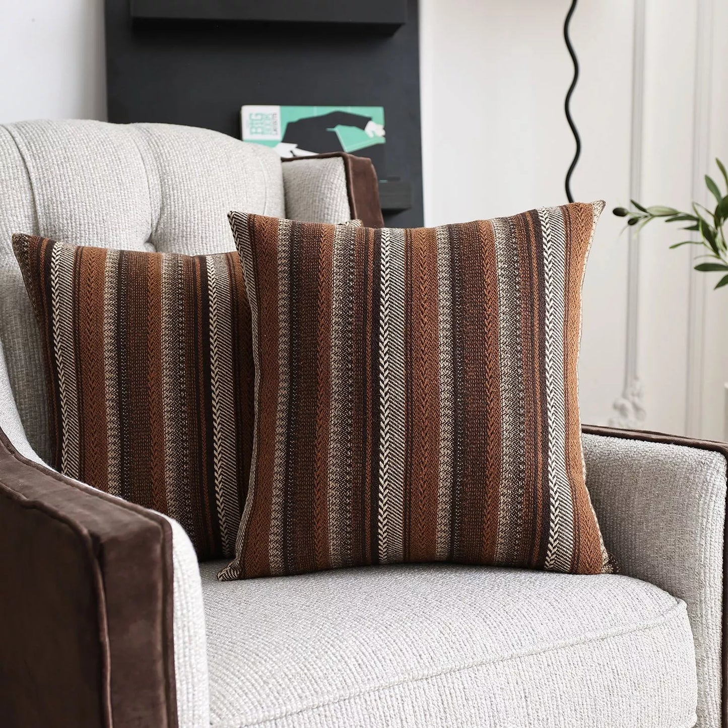 Bohemian Striped Woven Pillow Cover – Stylish Home Decor