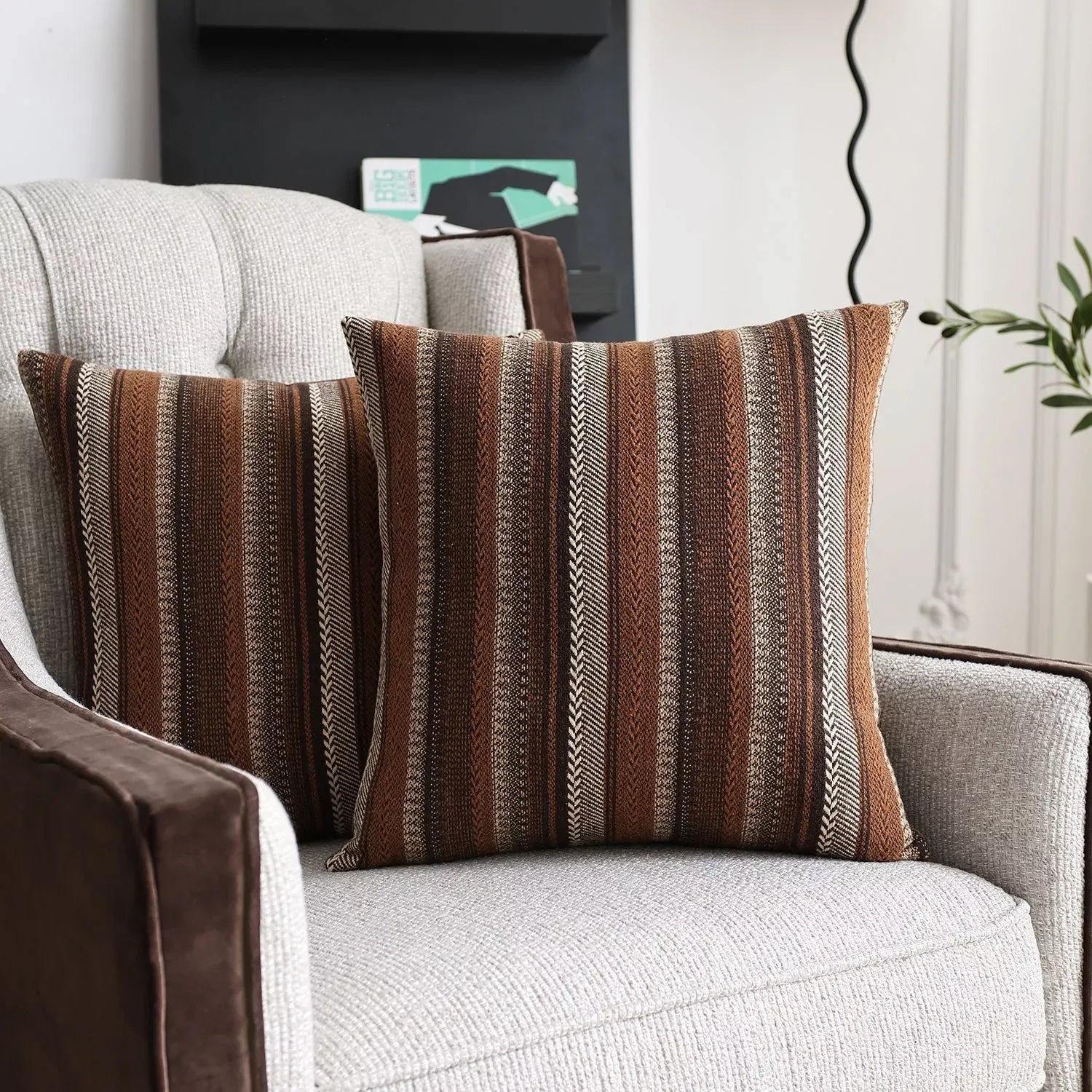 Bohemian Striped Woven Pillow Cover – Stylish Home Decor - DSARD
