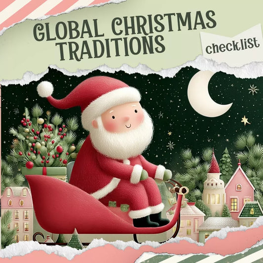 Incorporating Global Christmas Traditions Checklist | Festive Cultural Holiday Guide | how to incorporate cultural christmas traditions from around the world | International Celebration Planner for a Global-Inspired Christmas - DSARD