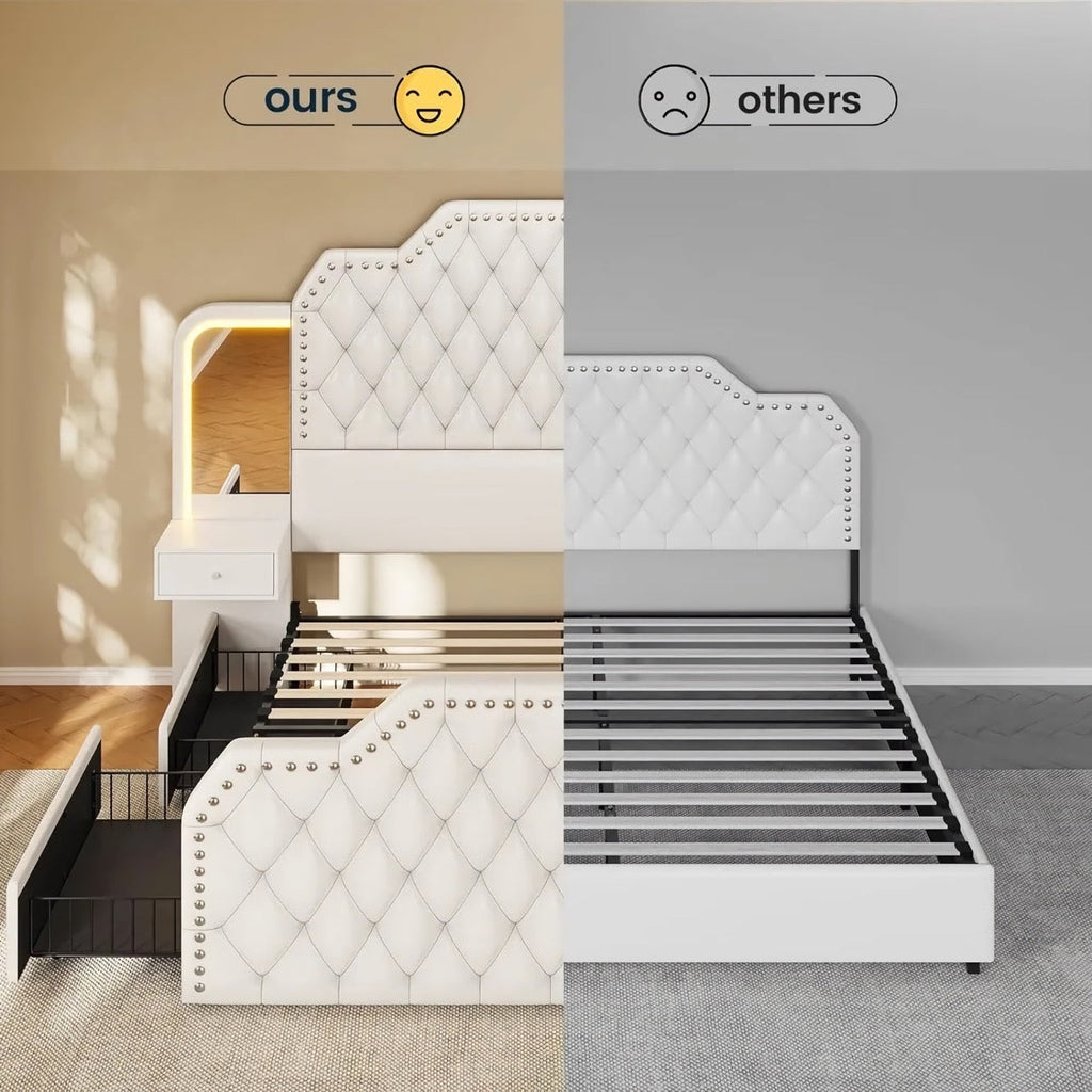 Queen Size Platform Bed Frame - DSARD