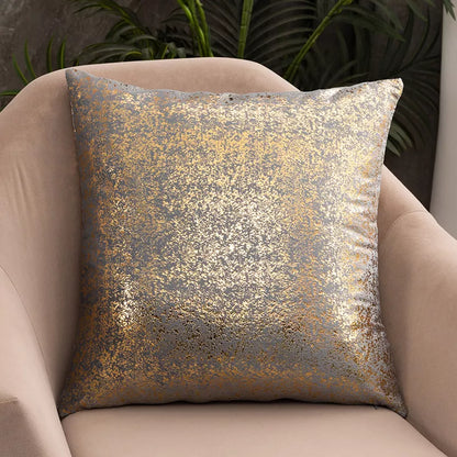 Luxury Golden Velvet Cushion Cover 18x18in Decorative Throw Pillow Case