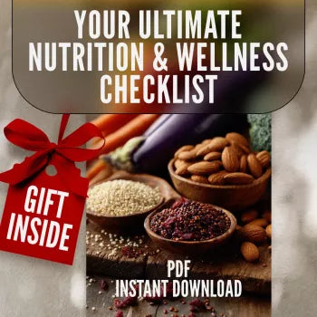 Your Ultimate Nutrition & Wellness Checklist | Diet and Nutrition Printable Guide for Healthy Eating, Wellness Planning & Meal Habits