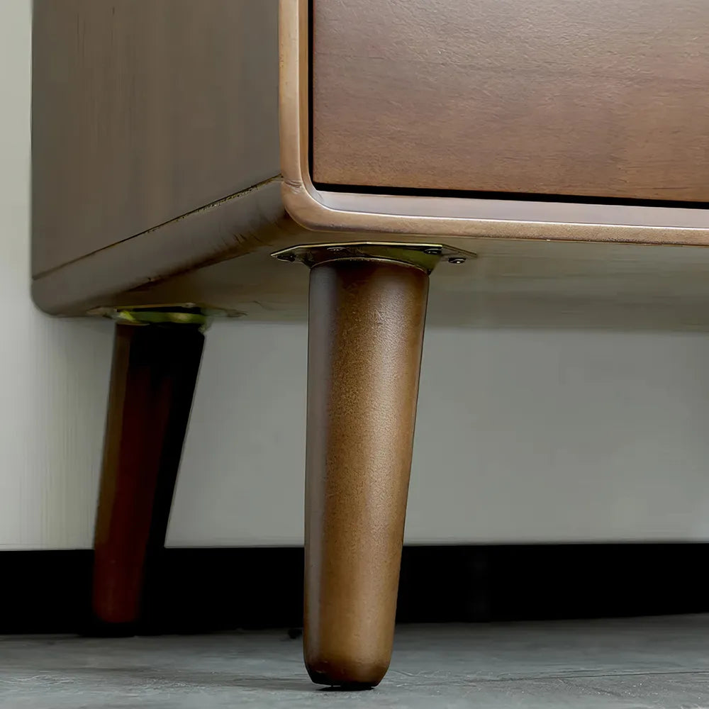 Solid Wood Nightstands Luxury Bedside Table