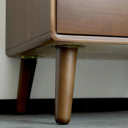 Solid Wood Nightstands Luxury Bedside Table