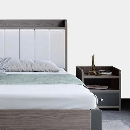 Modern Minimalist Wooden King Size Bed - Elegant & Versatile Bedroom Furniture - DSARD