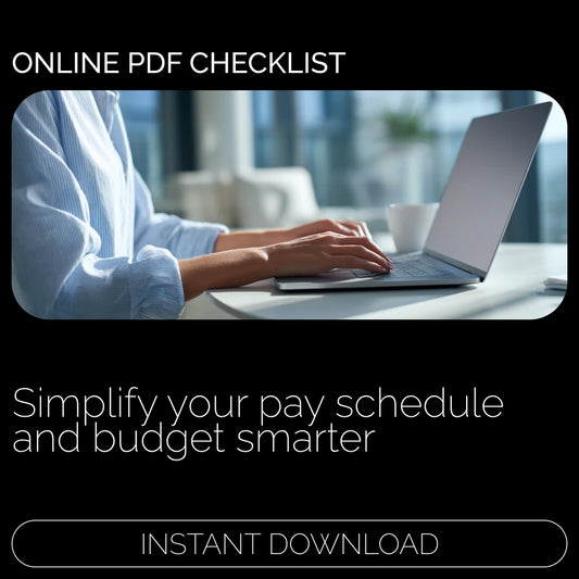 The Biweekly vs. Semi-Monthly Budgeting Checklist | Paycheck Planning Made Simple | Digital Download for Smarter Money Management