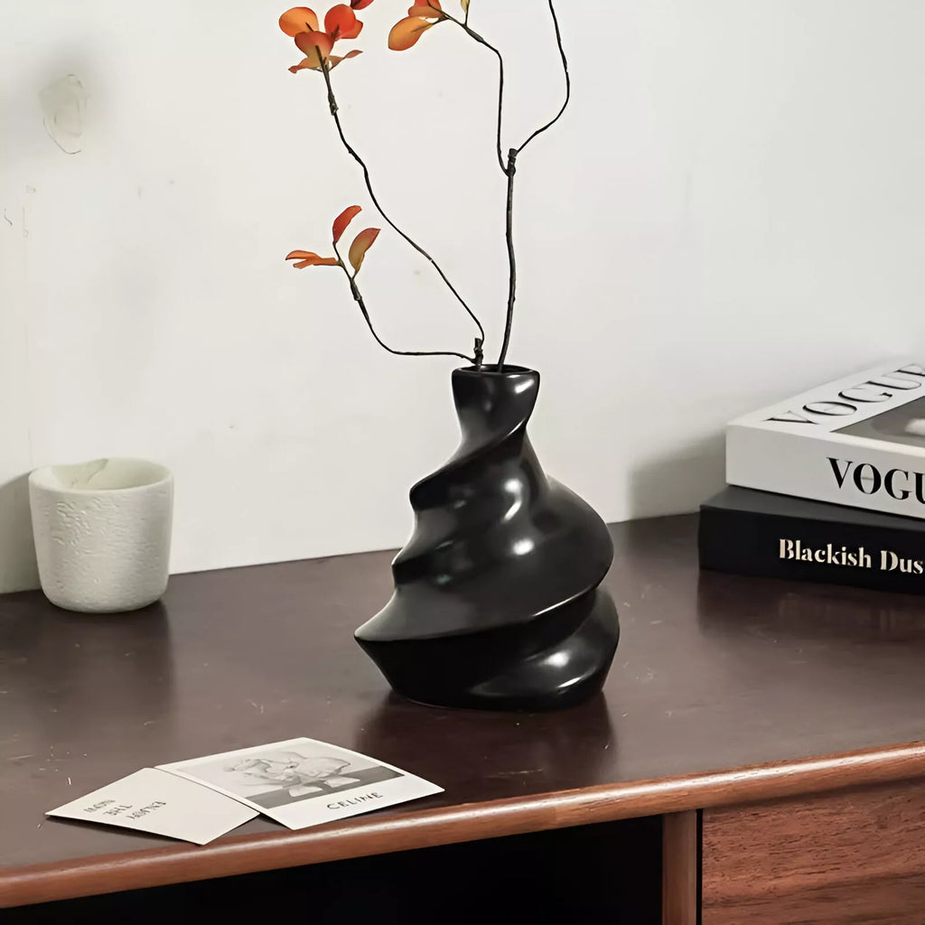 Ice Cream Ceramic Flower Vase for Home Décor