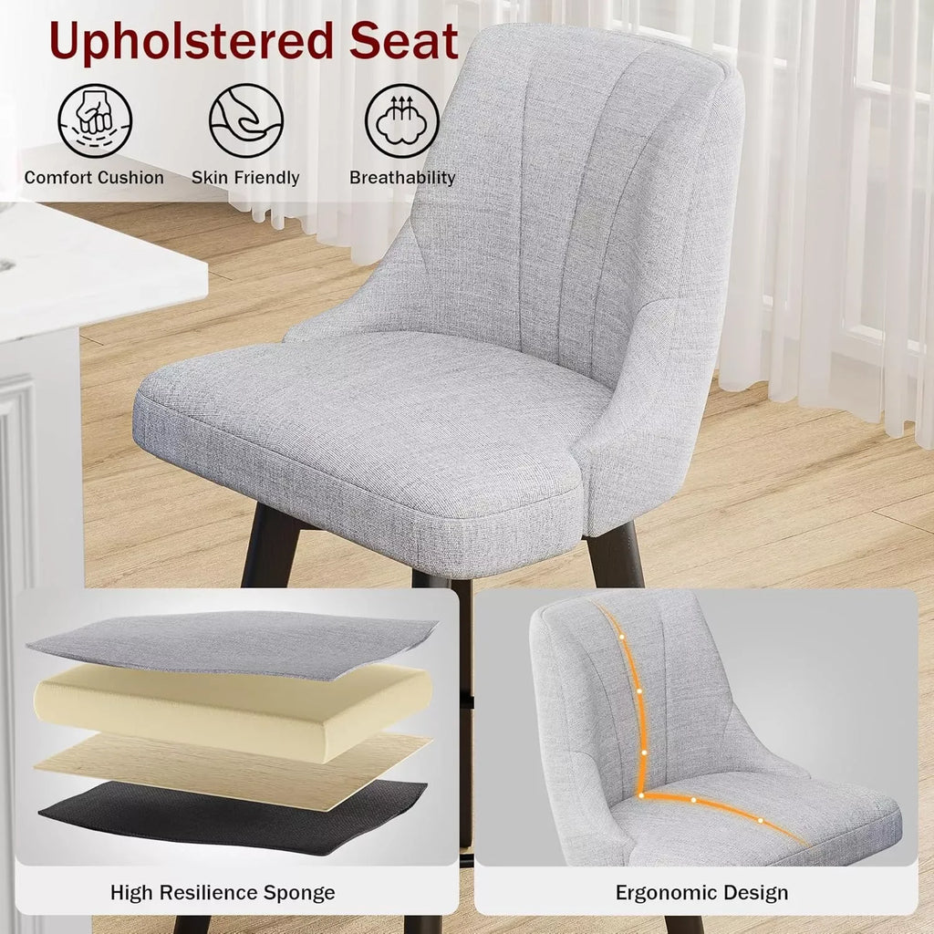 24″ Swivel Upholstered Bar Stools with Backs - DSARD - DSARD