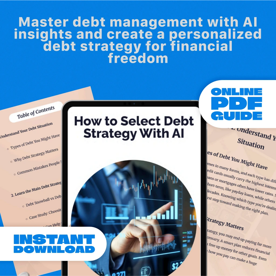 How to Select Debt Strategy With AI – Ultimate Guide for Personalized Debt Solutions