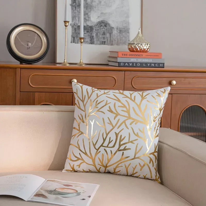 17x17in Geometric Velvet Pillow Cover - DSARD