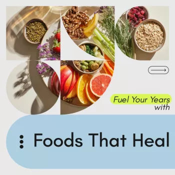 Fuel Your Years with Foods That Heal – Longevity Nutrition Guide, Anti-Inflammatory Eating, Healthy Aging Meal Plan, Digital Download