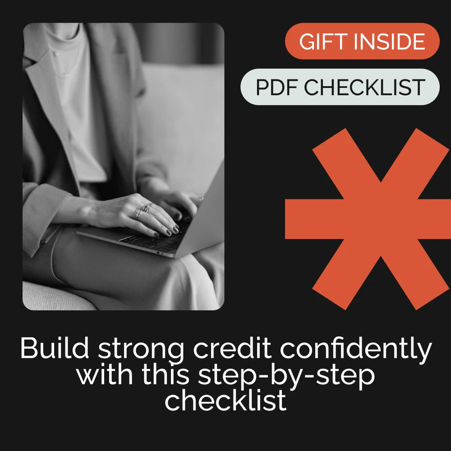 Your Fun & Simple Checklist to Build Strong Credit History | Credit Score Guide, Credit Building Checklist, Beginner-Friendly Financial Planning Tool, Digital Download