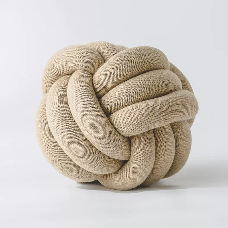 DIY Knot Pillow Ball – Oversized Soft Cushion for Home & Pets - DSARD