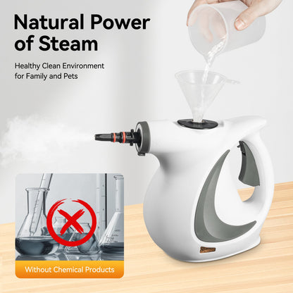Powerful 1050W Handheld Steam Cleaner for Home & Car Deep Cleaning