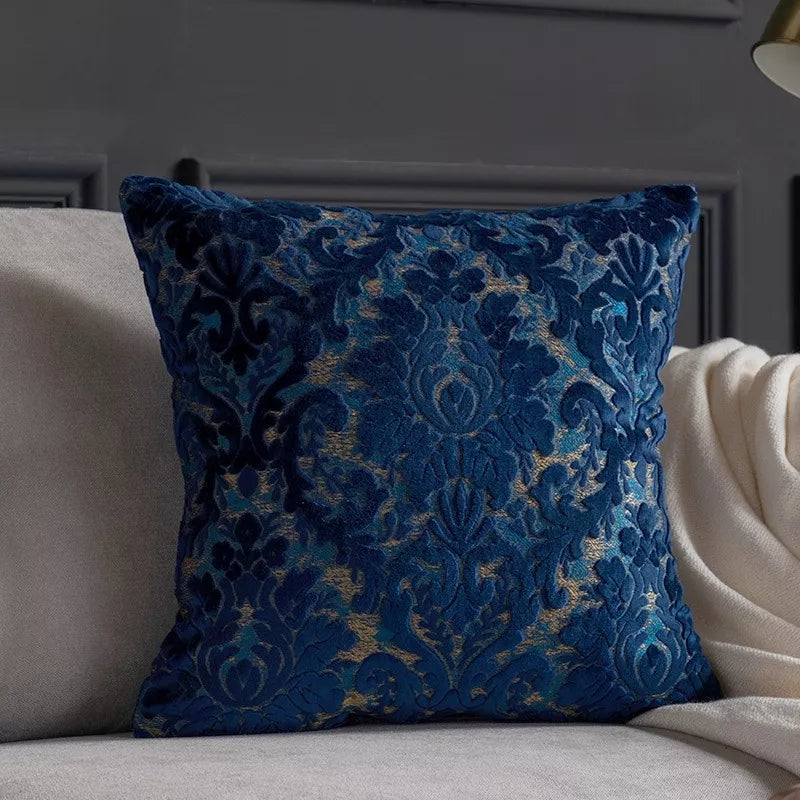 Luxury Embroidered Cushion Cover 18x18in