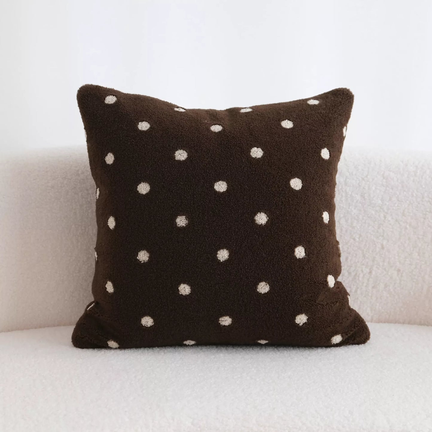 Modern Round Dot Throw Pillow Covers | 18×18 Inch