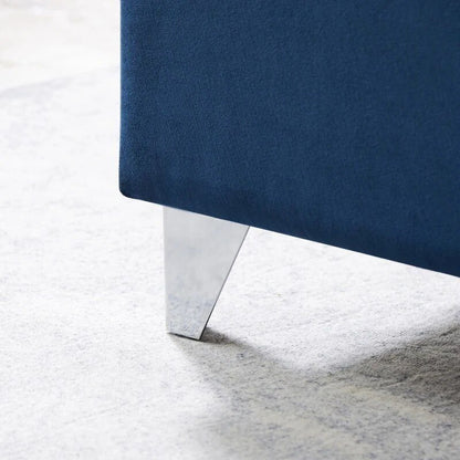 Luxury King-Sized Bed Set with Upholstered Headboard and Matching Nightstands