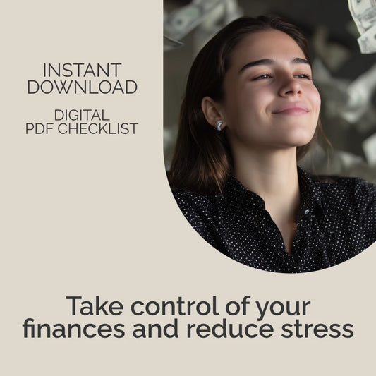 Stress-Free Money Roadmap: How Not to Stress About Money – Digital Download Checklist