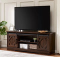 Farmhouse TV Stand with Sliding Barn Door for TVs Up to 65 Inches - DSARD - DSARD