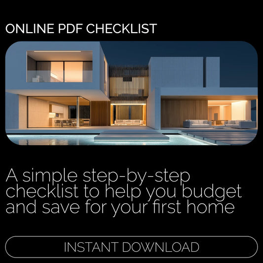 Your Step-by-Step Roadmap to Saving for a House | Budgeting Guide Checklist | How to Budget to Save for a House | First-Time Homebuyer Savings Planner