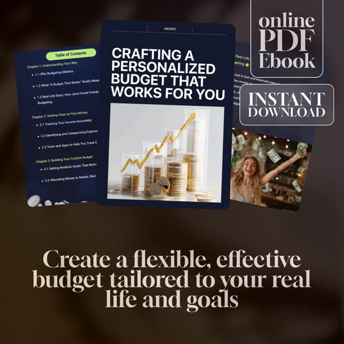 Crafting a Personalized Budget That Works for YOU | How to Make a Budget That Actually Works for You | Budgeting eBook Digital Download