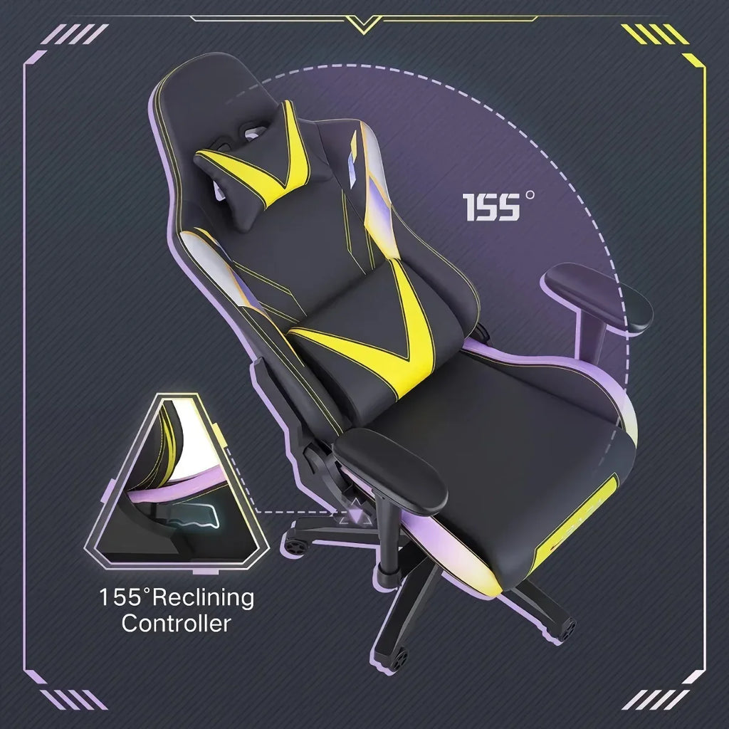 Ergonomic Gaming Chair with Adjustable Armrest and Lumbar Support - DSARD - DSARD
