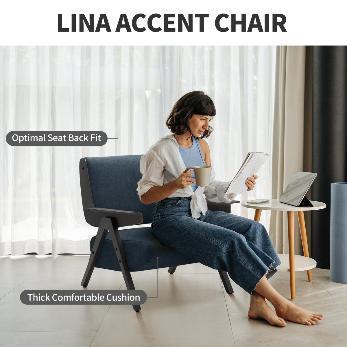 Modern Upholstered Armchai - DSARD