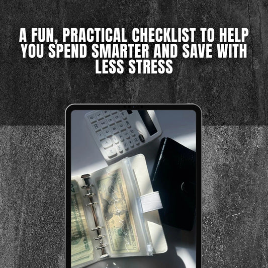 15 Fun & Fast Steps to Save Like a Pro | Budget Checklist for How to Save Up Money | Printable Money-Saving Guide