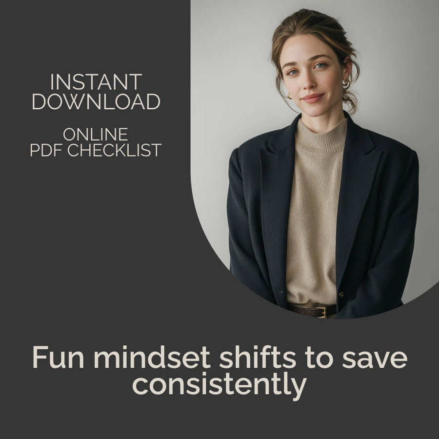 Fun Mind Hacks to Build a Saving Habit That Sticks – Easy Checklist with mental tricks to stick saving habit | Digital Download