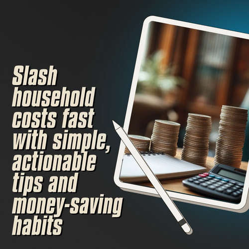 Slash Your Bills: The Ultimate Household Savings Checklist | Save on Utilities, Groceries, and More | Digital Download for Saving on Household Expenses