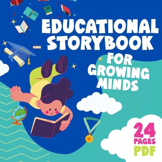 Educational Storybook for Growing Minds | Kids eBook | Digital Download | Imaginative Stories with Lessons | Learning Story Collection PDF