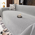 Striped Chenille Sofa Blanket – All-Season Soft & Breathable Throw