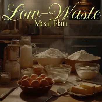 Your Low-Waste Meal Plan Checklist | Digital Download for Sustainable Living, Zero-Waste Kitchen & Weekly Meal Planning